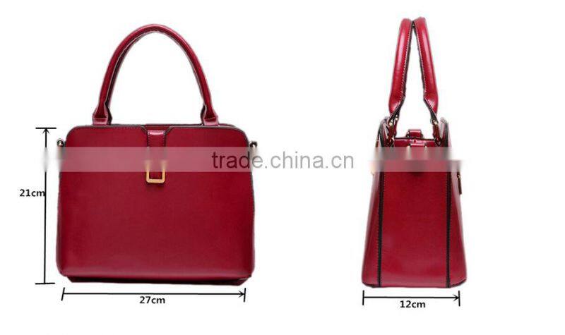 Women fashion handle silicon lady handbag