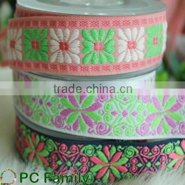 Garment accessories embroidery ribbon for decoration
