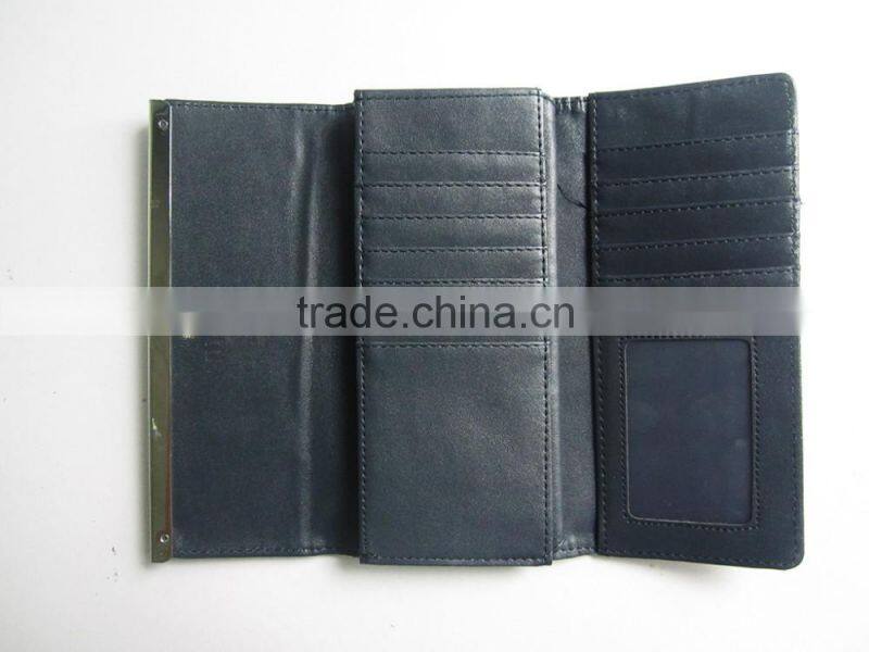 2016 fashion pu folding wallets/cartera