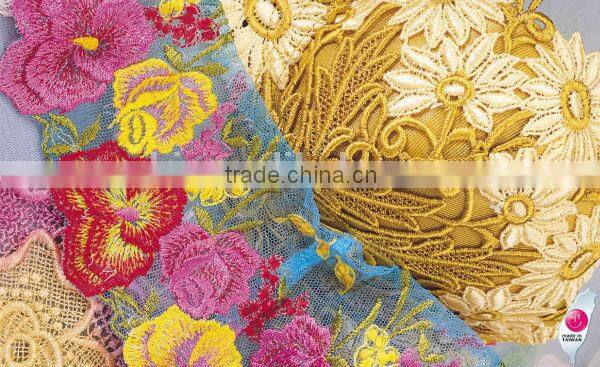 E-Tex PVA Water Soluble fabric for chemical lace embroidery fabric