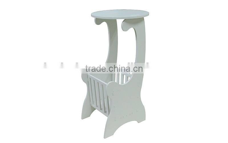 White creative small table