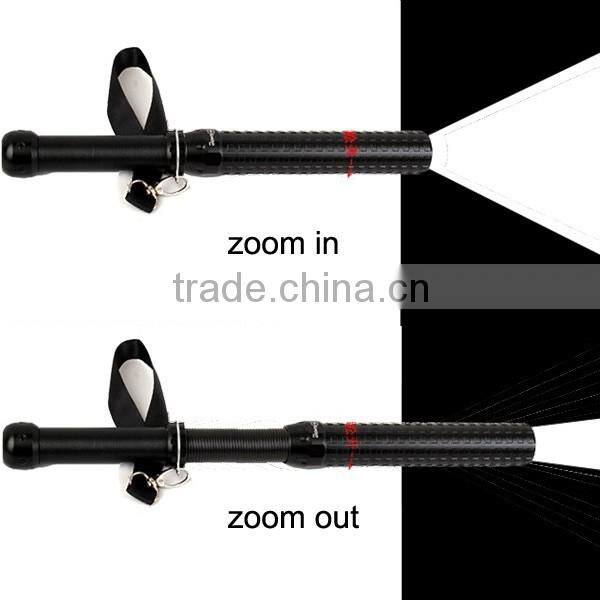 1180 multi-function self-defense rechargeable baseball shape 2013 police flashlight