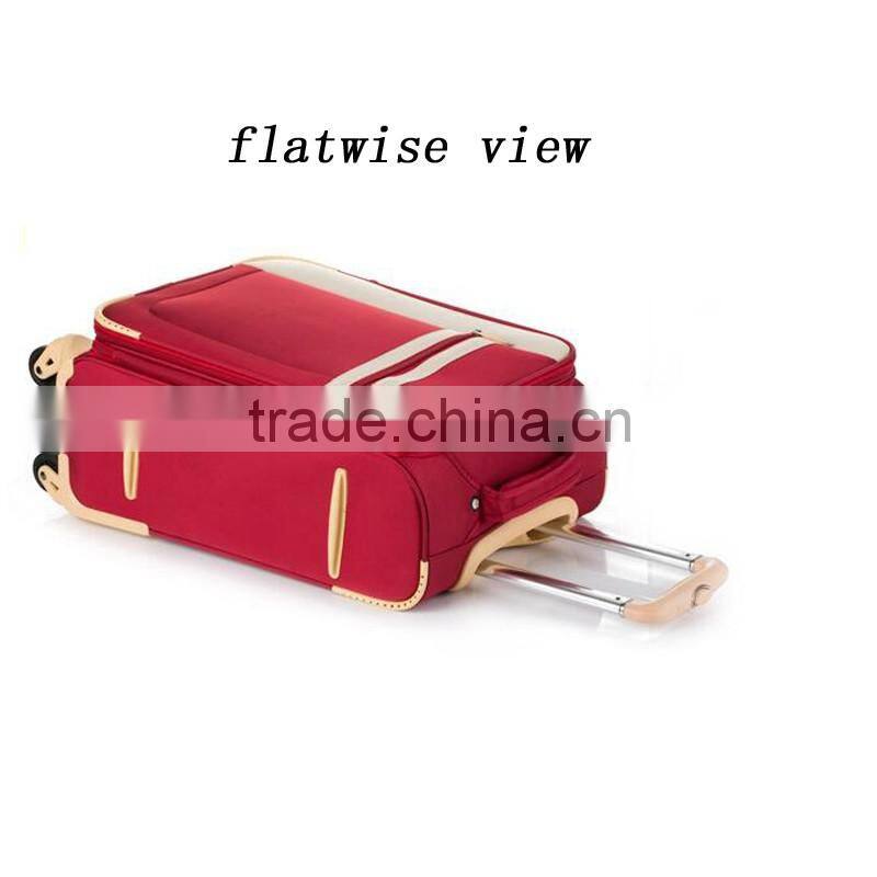 Durable Nylon Fabric Cheap Expandable Superlight Travel Luggage Trolley