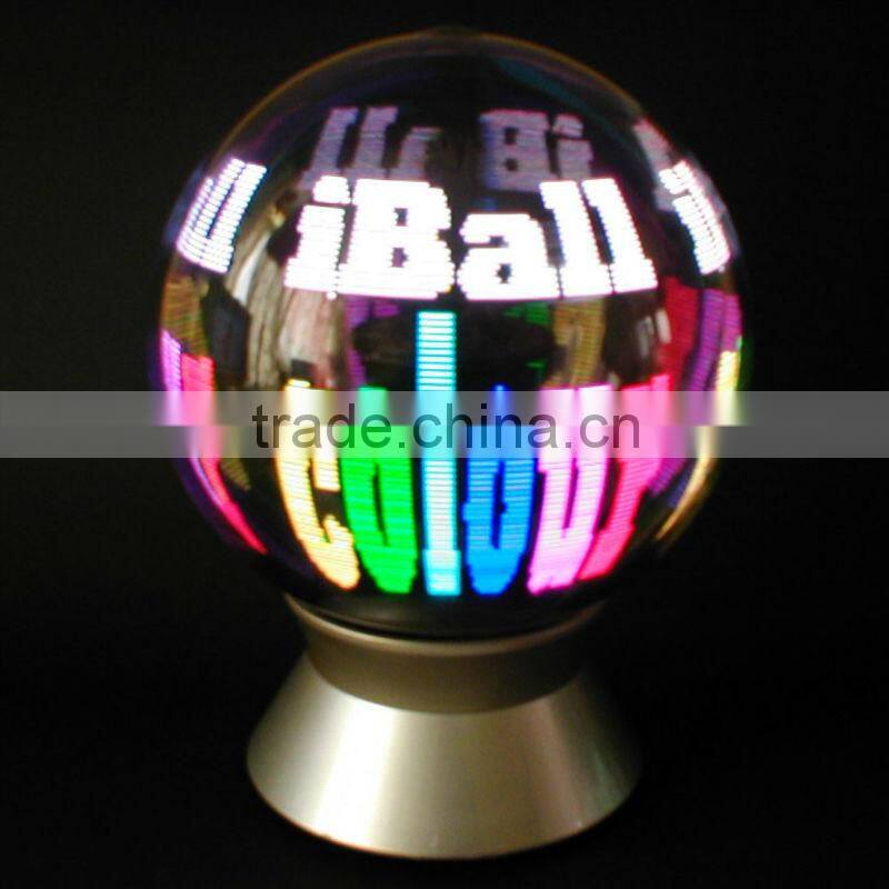 CE&RoHS approved Promotional disco Mira ball LED Message Ball