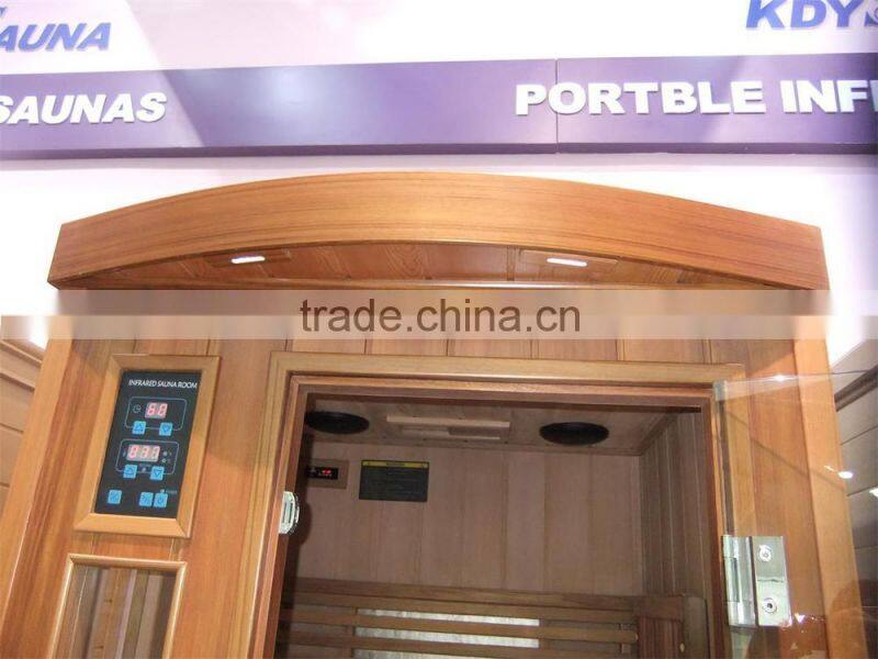 4 person Far Infared Sauna Room Wooden sauna cabin KD-5004D-1