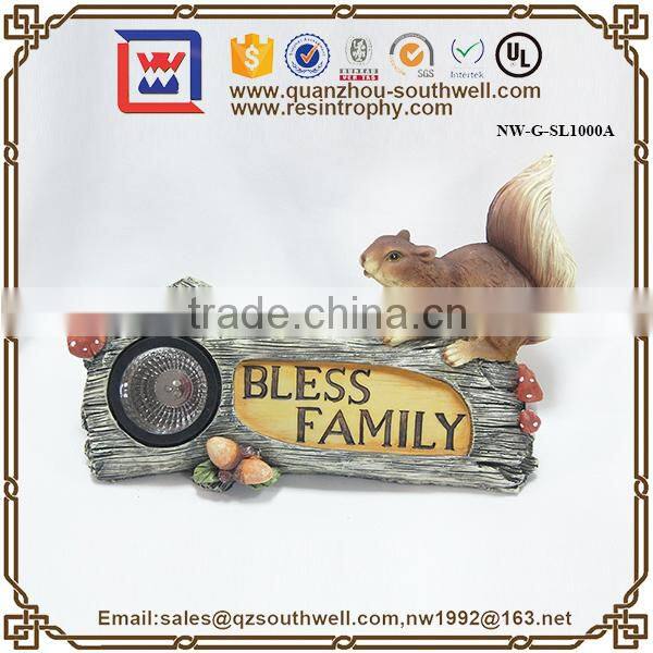 Squirrels Animal Shaped Light For Home And Garden Decor Solar Garden Light