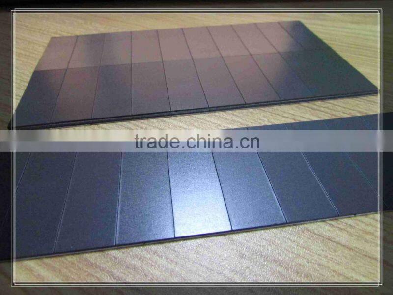 Flexible rubber craft self adhesive square sheet magnet,magnet patch with adhensive one side
