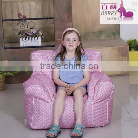 Colorful Mini Kids Bean Bag Arms Sofa Chair