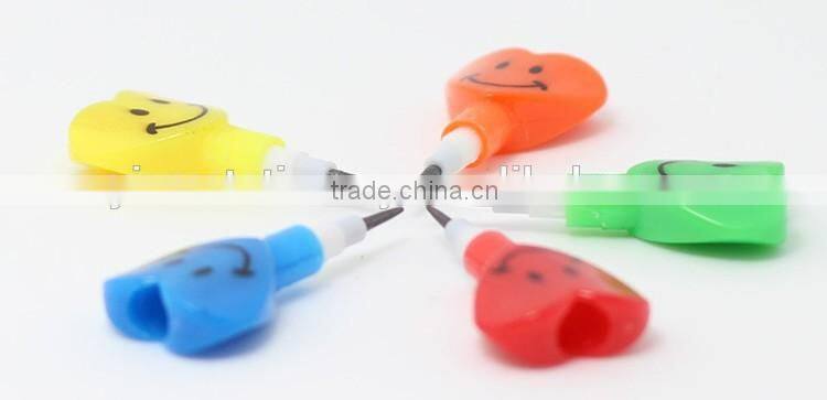 5PCS heart shape Stackable coloring pencils stockable coloring pen