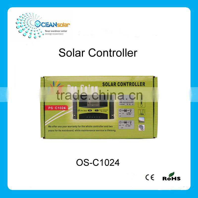 10A hotsale 12V 24V Auto PWM Solar regulator with LCD display