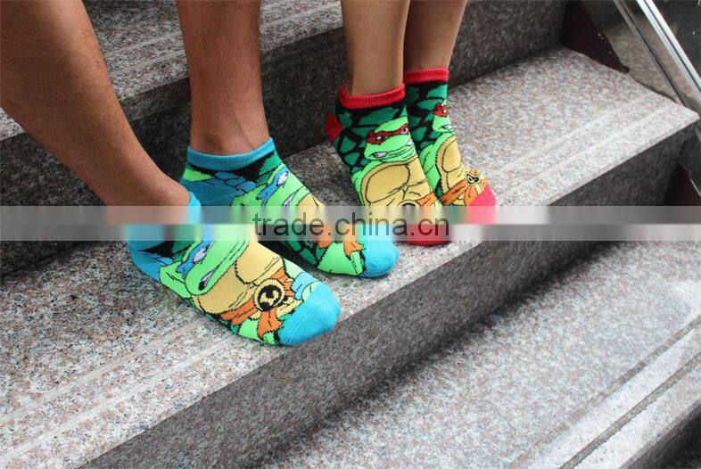 OEM Bulk Wholesale Promotion Ninja Turtles Couple Sock