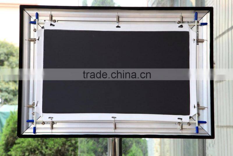 fixed frame screen for home theater aluminum frame projector screen