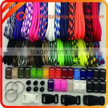 Wholesale Good Quality 550 Paracord Bracelet with plastic buckle