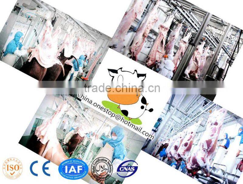 Slaughter Line for Sheep Cattle and Pig Abattoir Machine Slaughter Line for Swine and Bovine