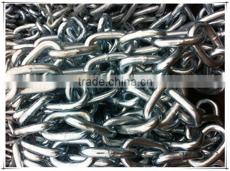 2016 High quality steel anchor galvanized short link chain