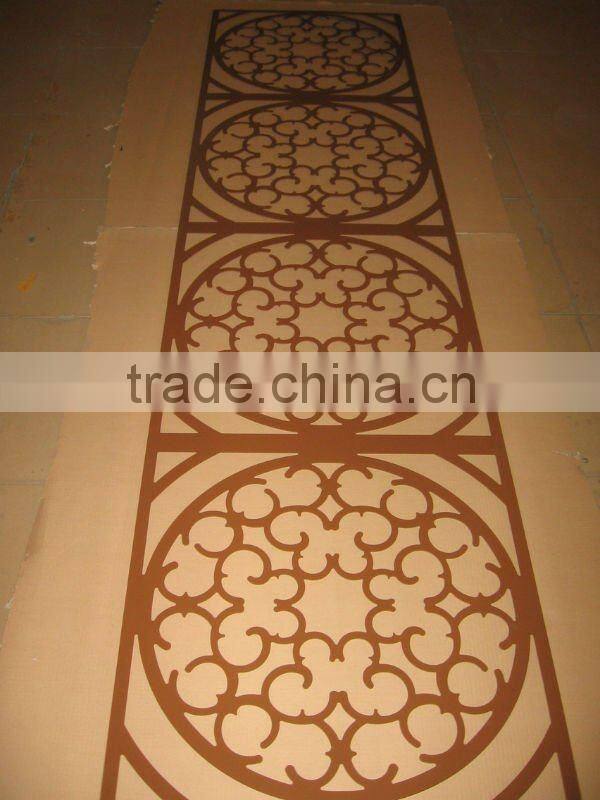 Exclusive decorative hook on perforated aluminum ceiling panel 600*1200mm