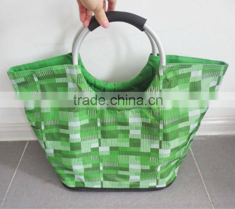 High Quality aluminum lamination 600D polyester shopping bag