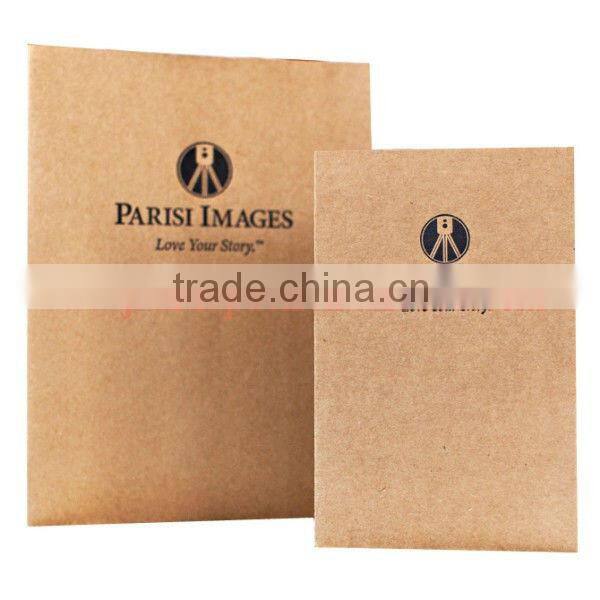 travelers note kraft folder