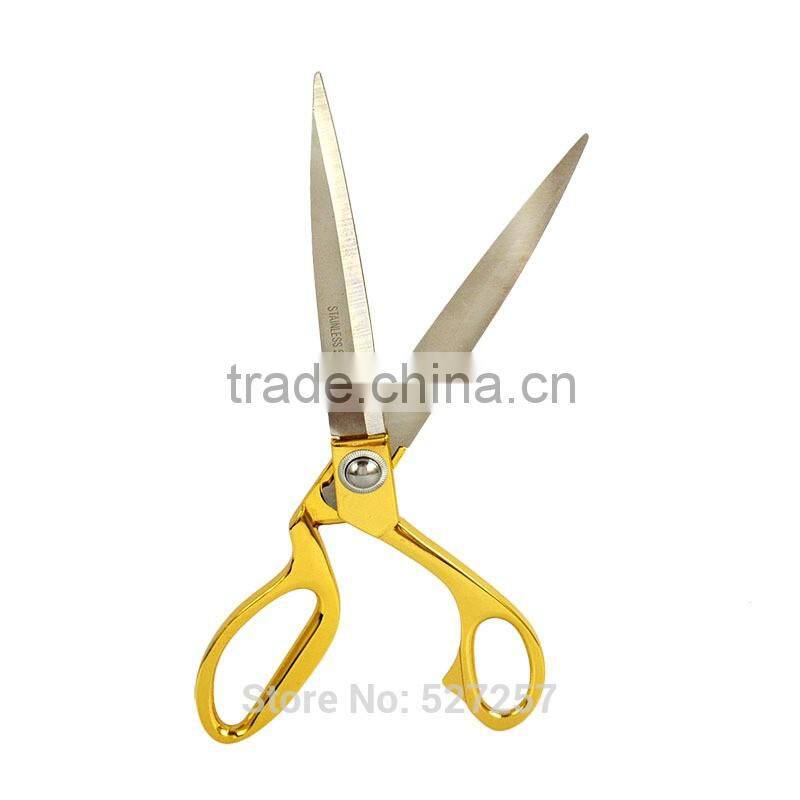 10.5'' Gold Cutter Dressmaking Tailor Shear Scissor Leather Craft Fabric Tool