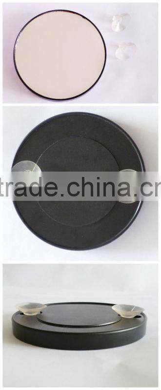 Fashion 5x magnifying mirror with sucker CM023/magnifying mirror/plastic magnifying mirror