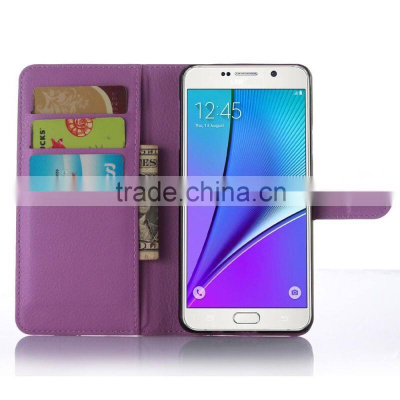 Wholesale Folio Stand Case for Samsung GALAXY A5 A510 PU Leather Flip Cover with Wallet