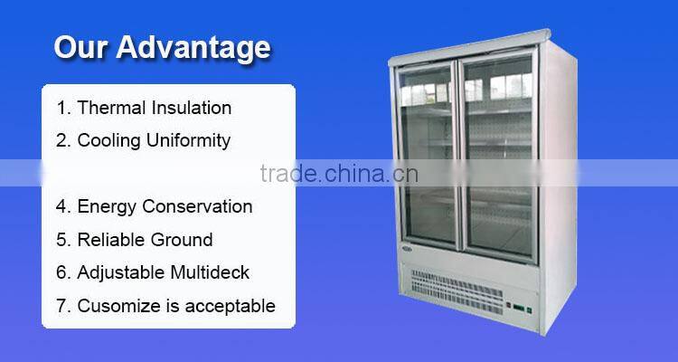 display freezer for supemarket,supermarket open freezer,air blast freezer