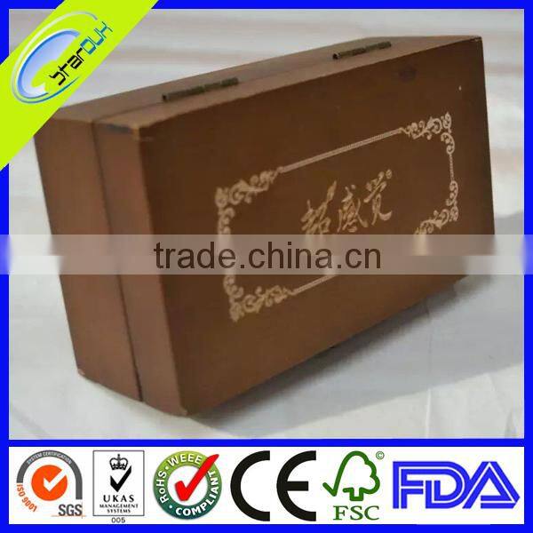 high quality wooden wedding box invitation