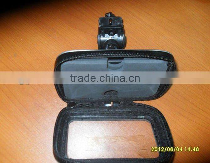 5 inches universal mountain bike bicycle motorcycle mobile phone cell phone smart phone holders handlebar mounts waterproof case