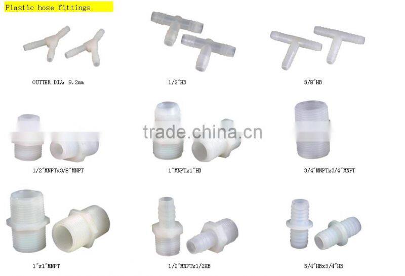 Factory plastic y branch pipe fitting