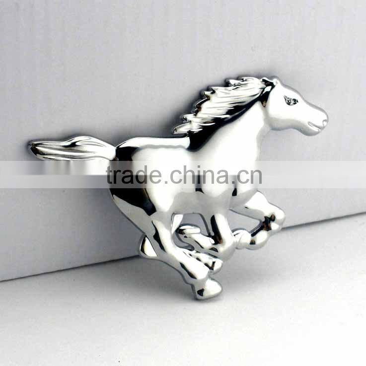 3D abs horse car chrome emblem logo badge making