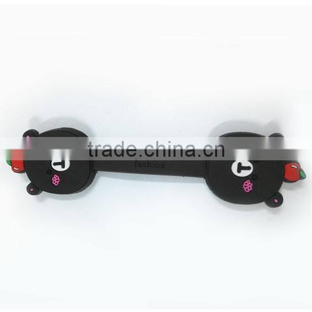 Creative cute coil winder silicone cable wire organizer bobbin winder