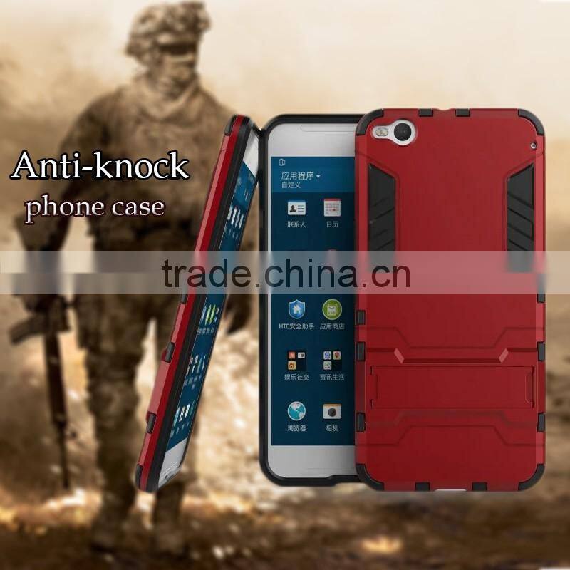 New Arrival phone cases TPU +PC 2-in-1 Hybrid Kickstand case for HTC X9
