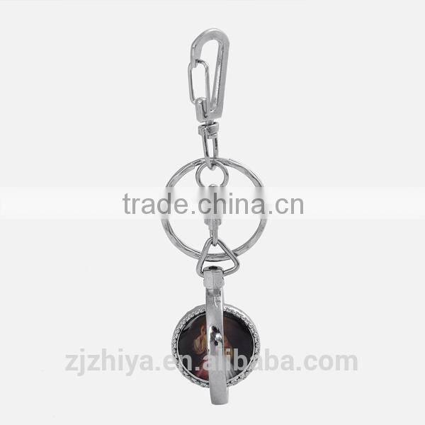 promotional useful religious 3d wholesales blank metal keychain