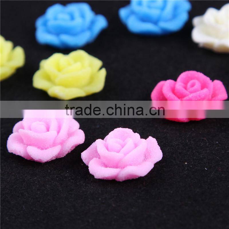2016 spring newest popular supplier favorite druzy resin flower flatback-zhiya factory