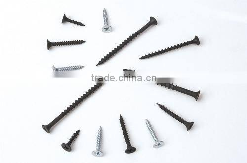 Drywall screw black phosphated