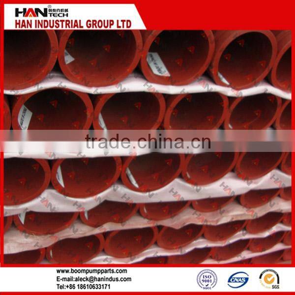DN125*3m Reinforced Concrete Pump Pipe ST52 steel pipe Putzmeister SCHWING spare parts