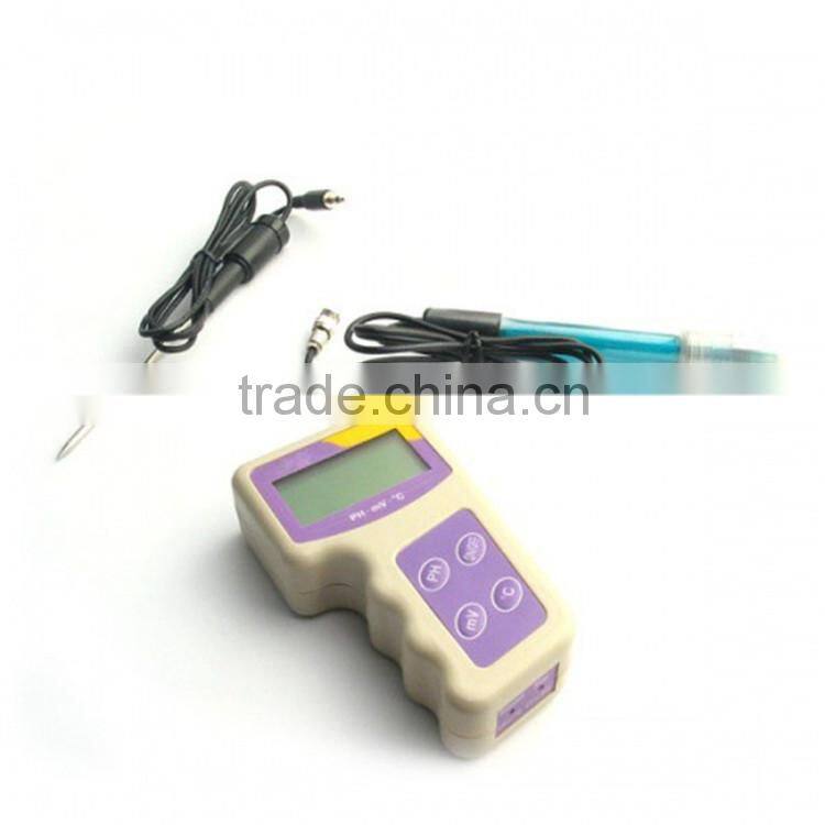 digital Portable tester ph /mV/Temp Meter(with ph and Temp electrode)