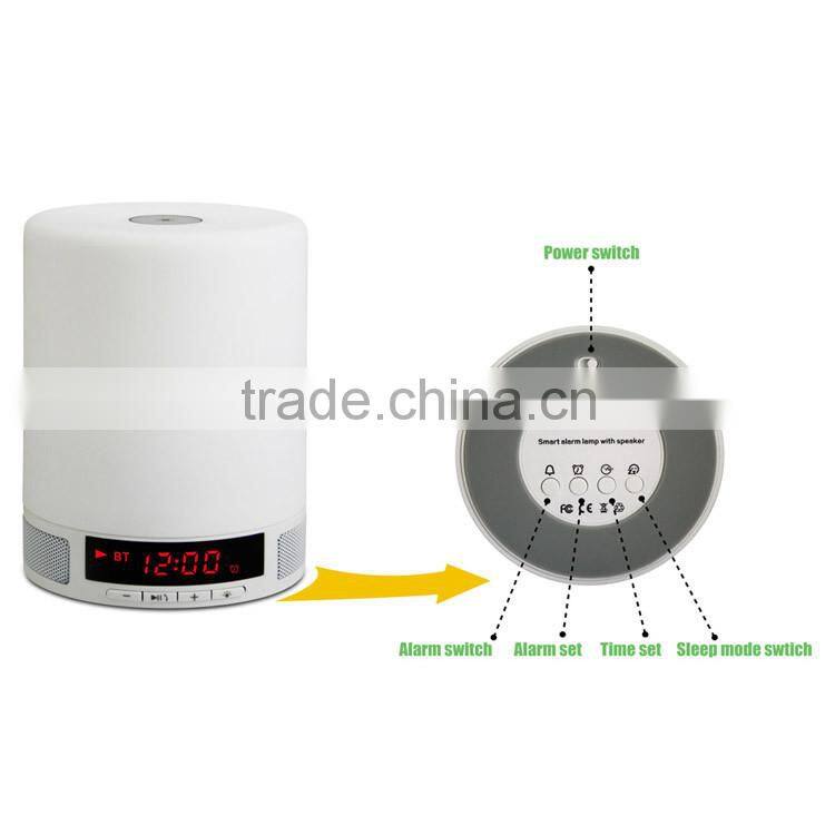 Hot Sale Gift Wireless Bluetooth Speakers Smart Led Lamp SD Card Slot Portable