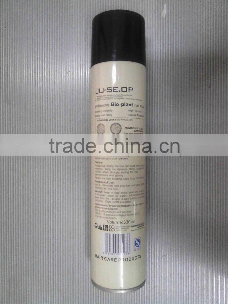 Private label with factory price OEM hair spray for beauty salon