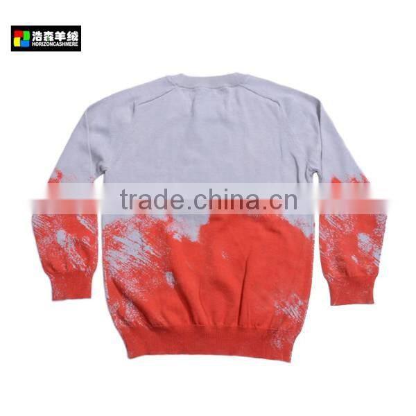 Comfortable Knitted Kids Pullover Sweater, Well-Designed Kids Cotton Sweater