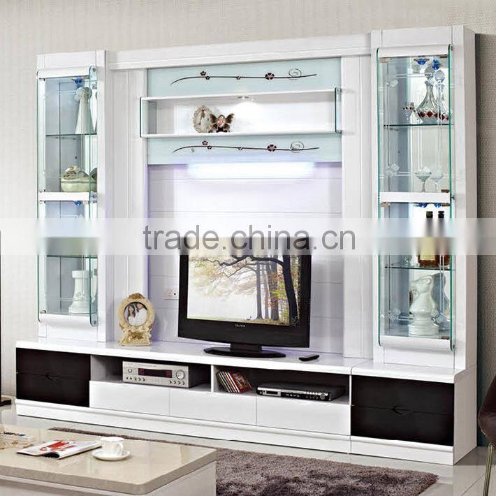 2015 living room mdf mounted wall shelf brackets