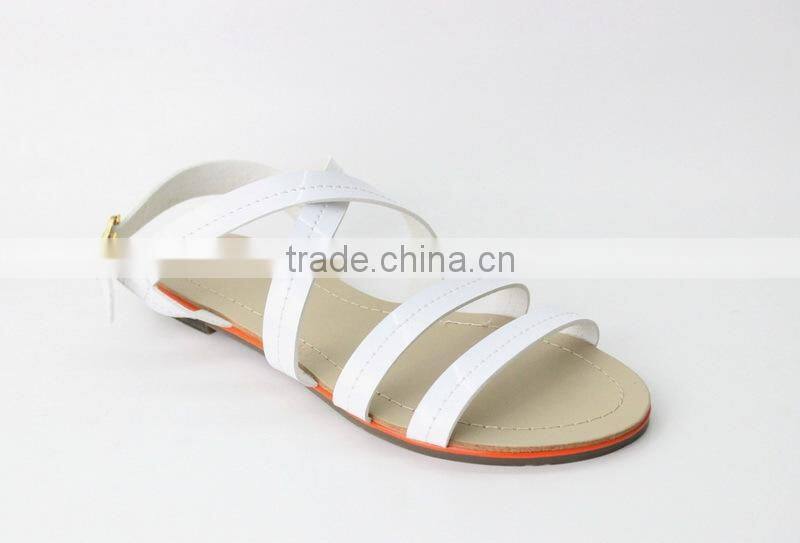 latest best selling elegant fashion flat summer sandal 2015