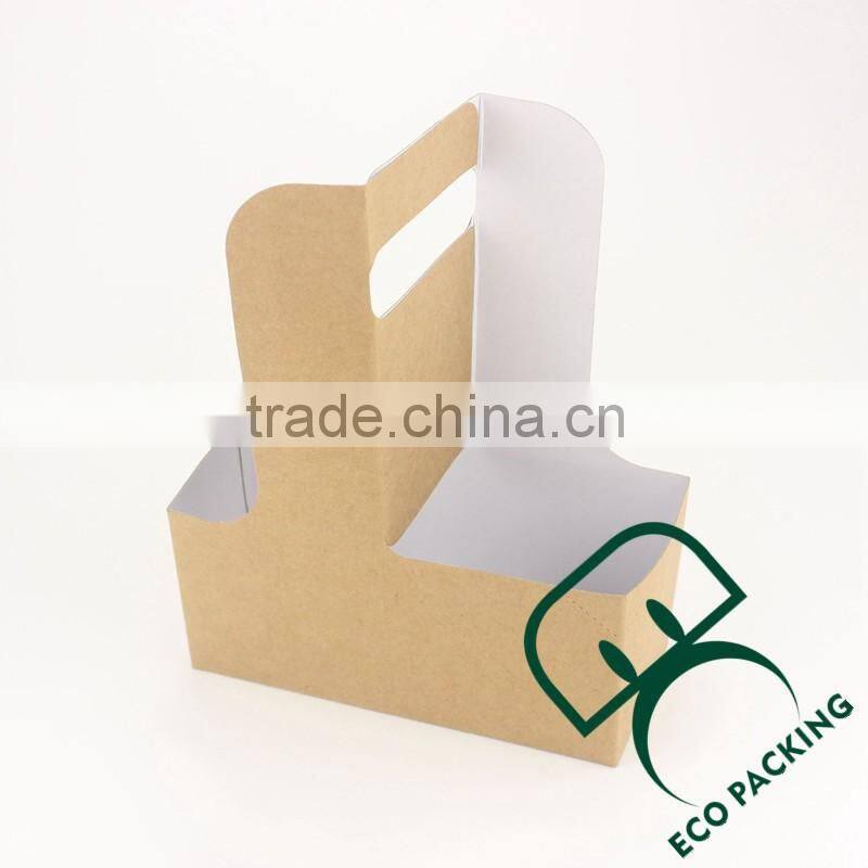 paper board take away 4 cups coffee cup tray