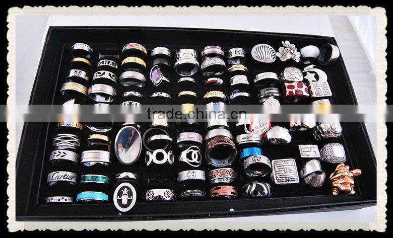 High quality stainless steel cubic zirconia engagement rings