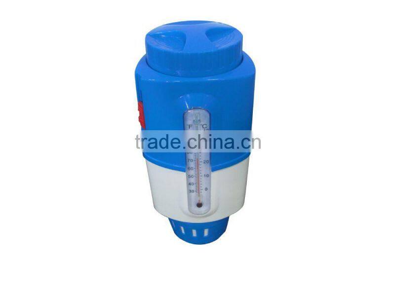 Swimming Pool Chemical Dispenser With thermometer