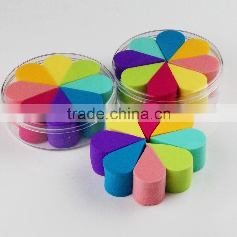 New Selling! Cosmetic Triangular Sponge/Latex Free Triangle Wedged Shaped Puff