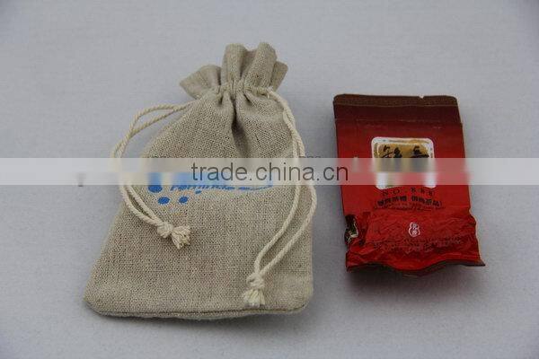High quality best sell linen favor bags