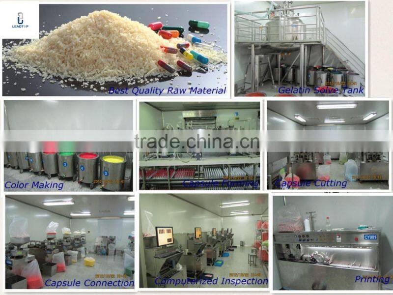 Different size High Quality Empty Pullulan Organic Capsules