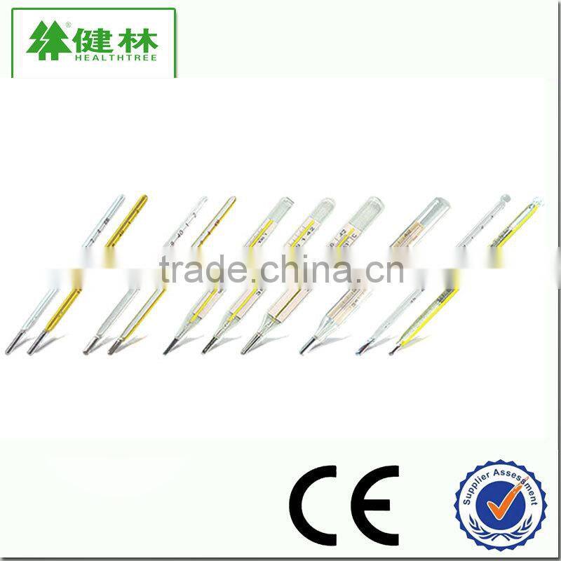OEM available Medical high quality red mercury thermometer