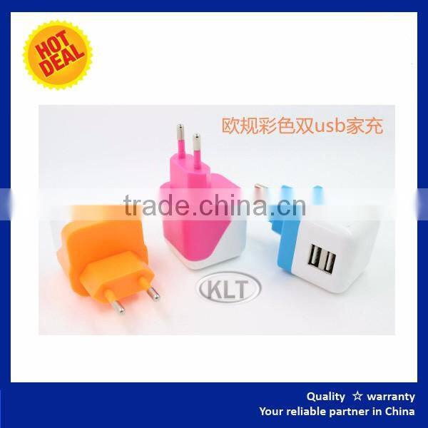 EU charger USB fast wall charger for asus lg htc lenovo xiaomi mobile phone tablet pc